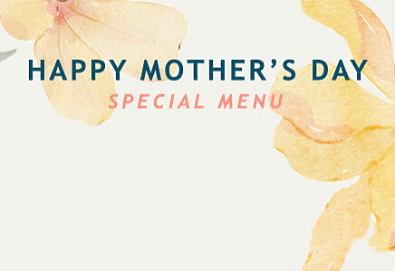 Mothers Day Menu